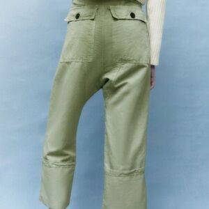 Zara Tokyo Ankle Trousers Sage